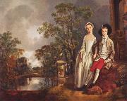 Portrat des Heneage Lloyd und seiner Schwester, GAINSBOROUGH, Thomas